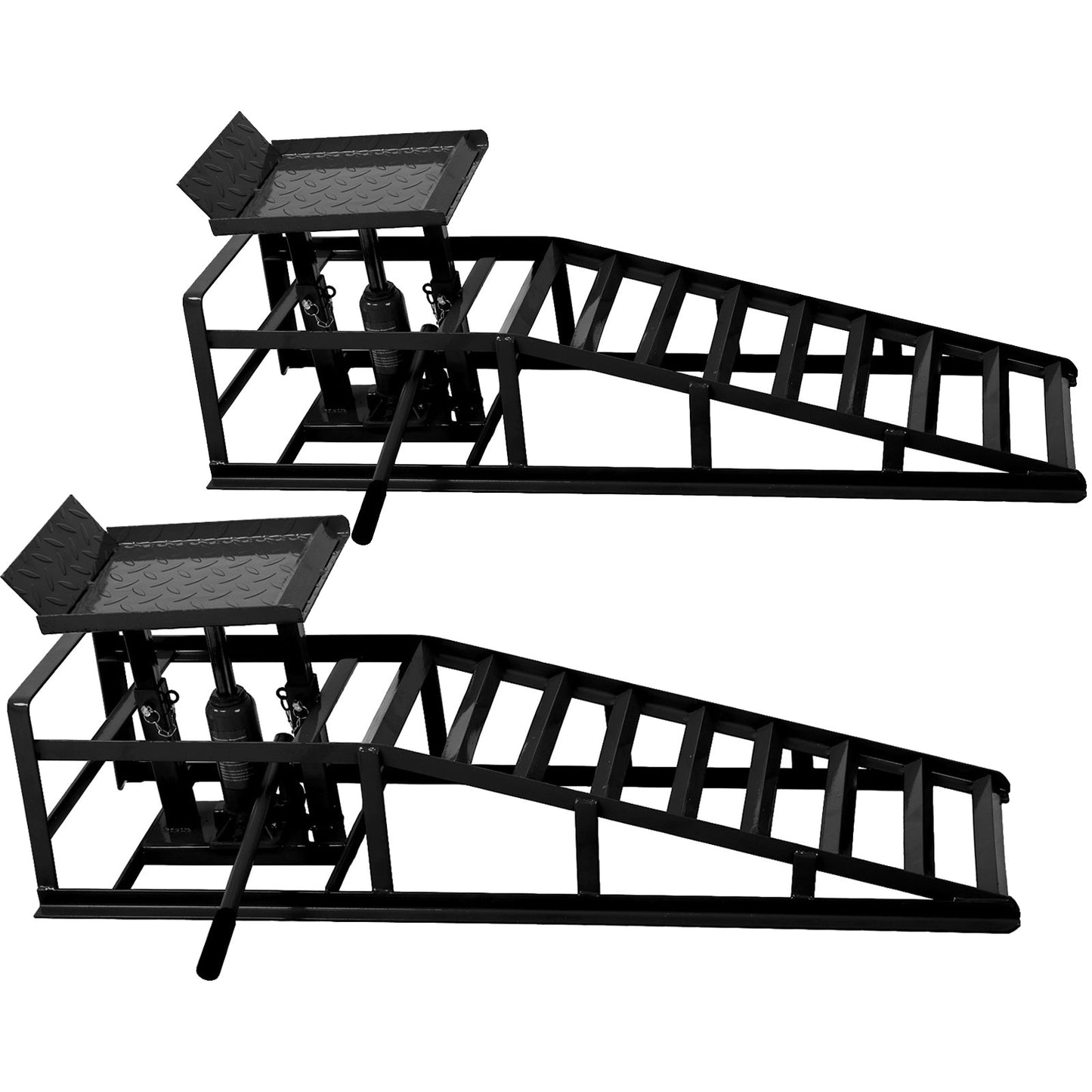 Auto Car Truck Service Ramps Lifts, Garage Car Lift Hydraulic Ramps Black 5 Ton,Automotive Hydraulic Lift Repair Frame Lift(2 Pack) black - 1st Choice Furniture Direct