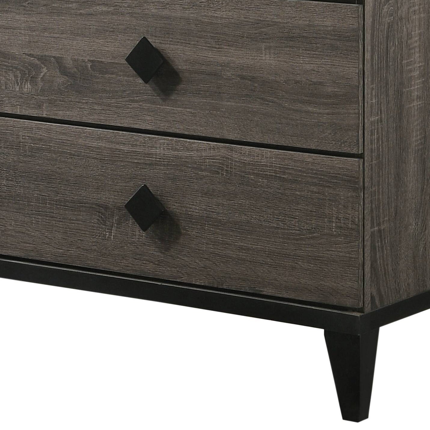 Avantika Faux Marble Top & Rustic Gray Oak Finish Dresser - 1st Choice Furniture Direct