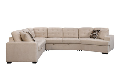 1st Choice Oversized Modern Large Upholstered U-Shape Sectional Sofa