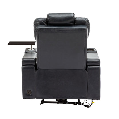 1st Choice Theater Recliner with 360° Swivel Tray Table