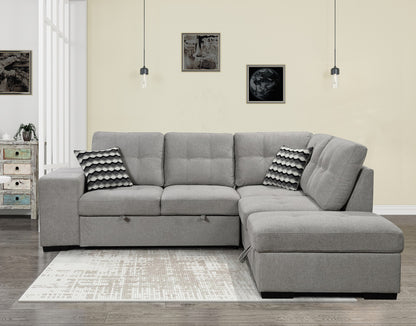 1st Choice Sectional Pull Out Sofa Bed 101" Reversible L-Shaped Corner