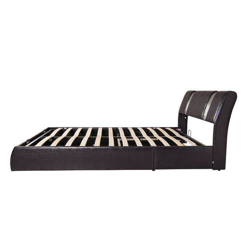1st Choice Full Size Lift Up Storage Bed Frame with Stainless Steel