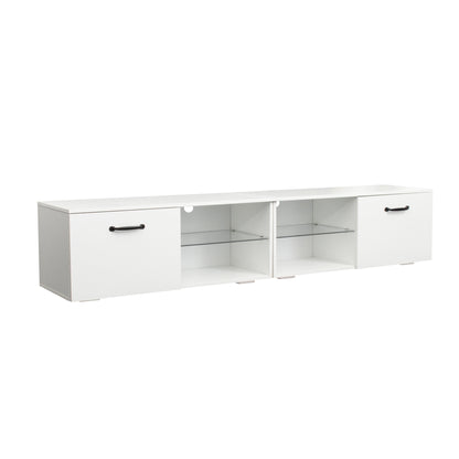 1st Choice Modern Elegant TV Cabinet with LED light in White