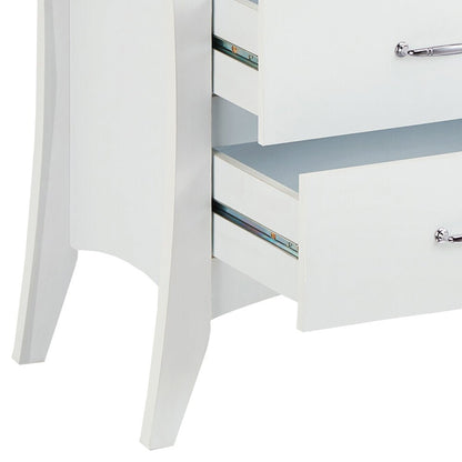 Babb White Finish Accent Table - 1st Choice Furniture Direct