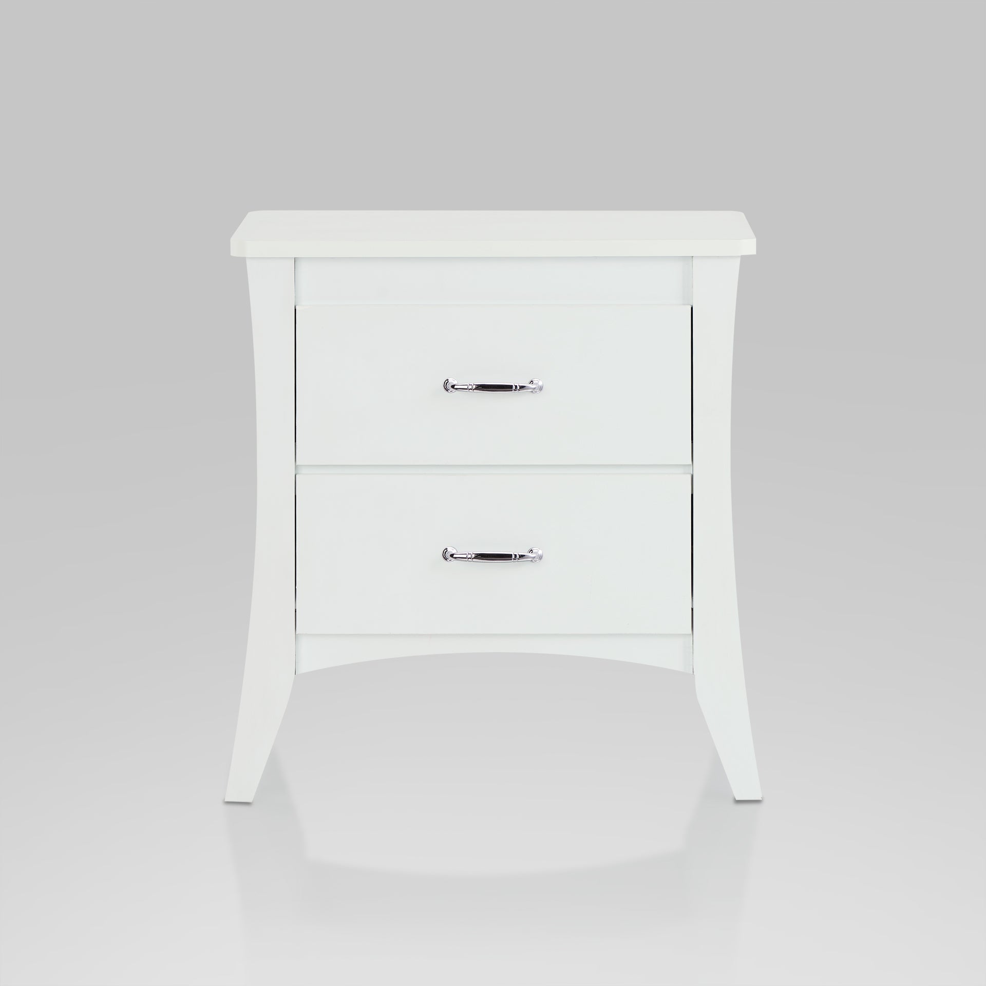 Babb White Finish Accent Table - 1st Choice Furniture Direct