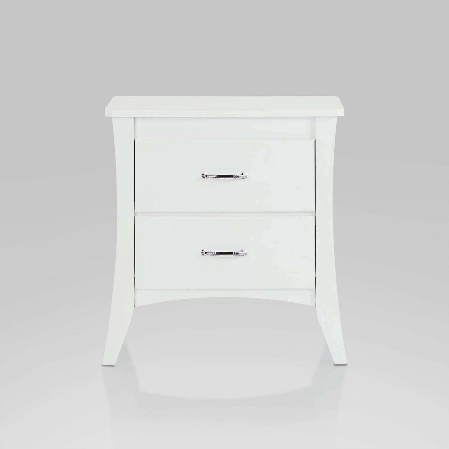 Babb White Finish Accent Table - 1st Choice Furniture Direct