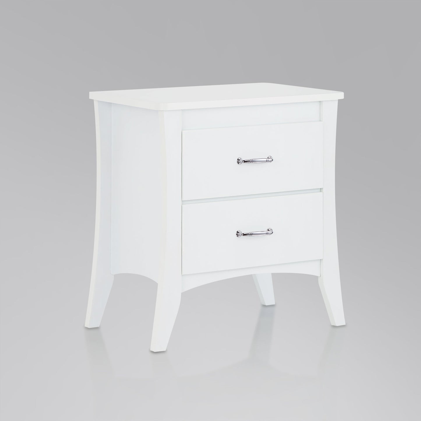 Babb White Finish Accent Table - 1st Choice Furniture Direct
