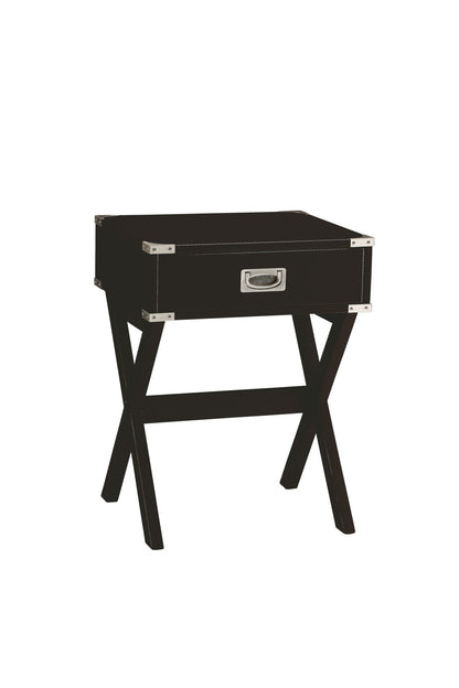 Babs Black Finish Accent Table - 1st Choice Furniture Direct