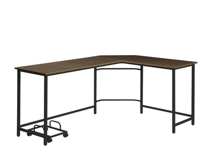 Bambina Oak & Black Finish Computer Desk - 1st Choice Furniture Direct