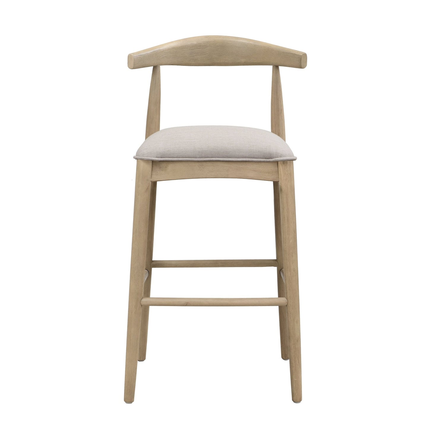 BAR STOOL IN PEBBLE FABRIC (SET OF 2) - 1st Choice Furniture Direct