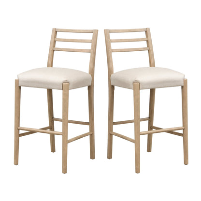 BAR STOOL WITH LADDER BACK (SET OF 2) - 1st Choice Furniture Direct