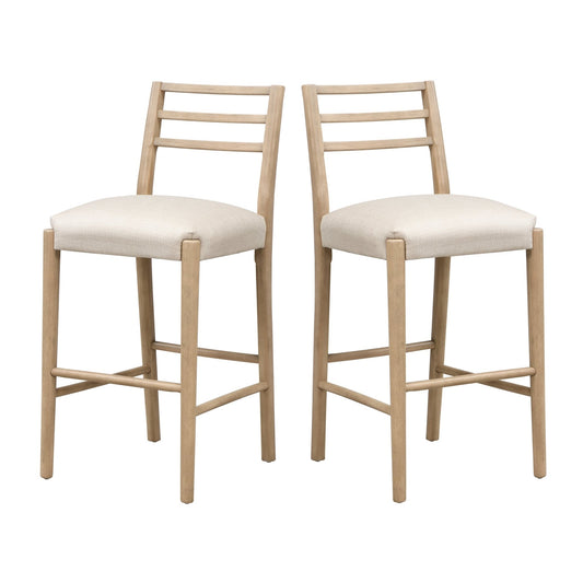 BAR STOOL WITH LADDER BACK (SET OF 2) - 1st Choice Furniture Direct