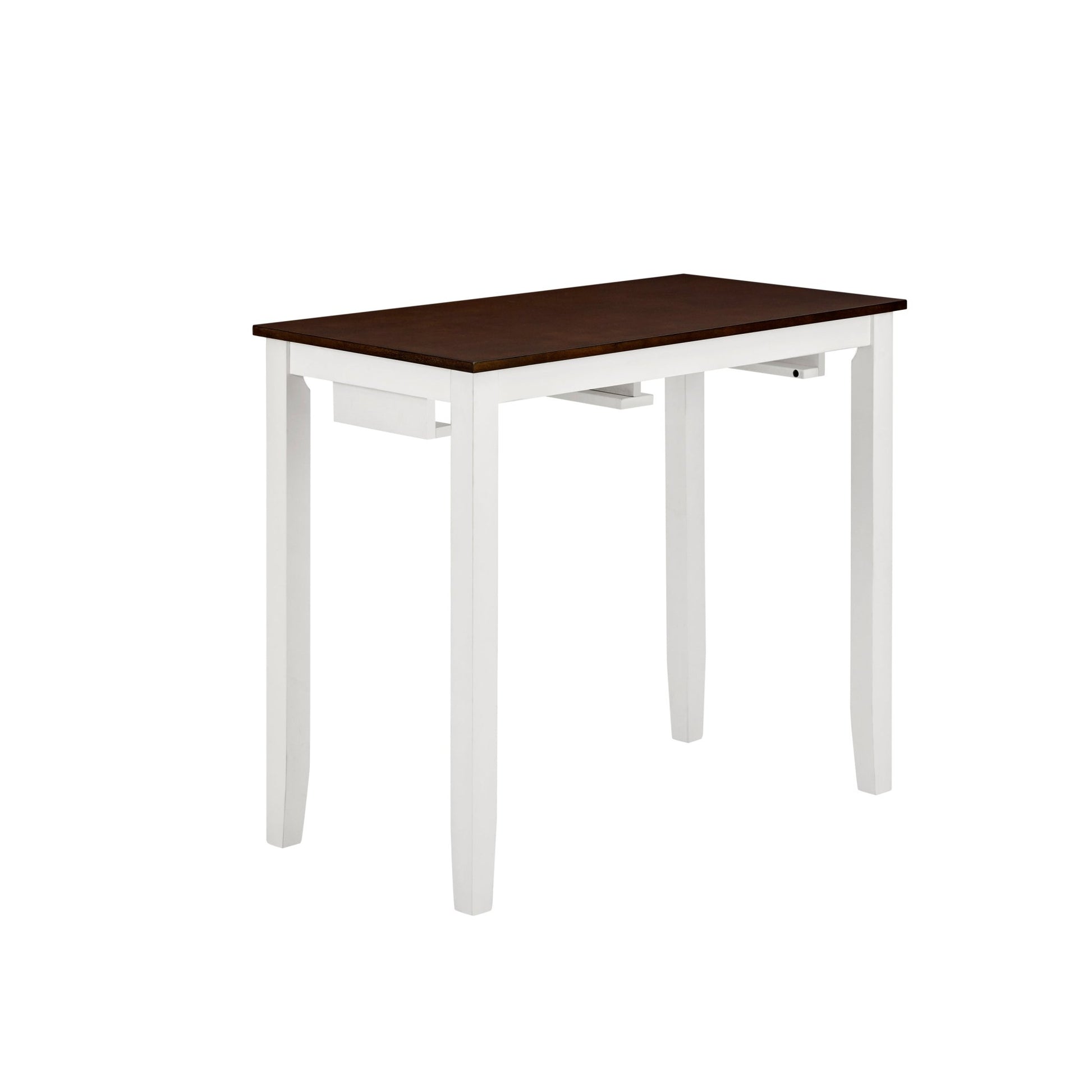 Bar Table and Chairs Set, 3 Piece Dining Table Set, Industrial Breakfast Table Set, for Living Room, Dining Room, Game Room - Antique grey white - 1st Choice Furniture Direct