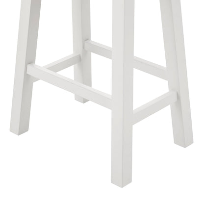 Bar Table and Chairs Set, 3 Piece Dining Table Set, Industrial Breakfast Table Set, for Living Room, Dining Room, Game Room - Antique grey white - 1st Choice Furniture Direct