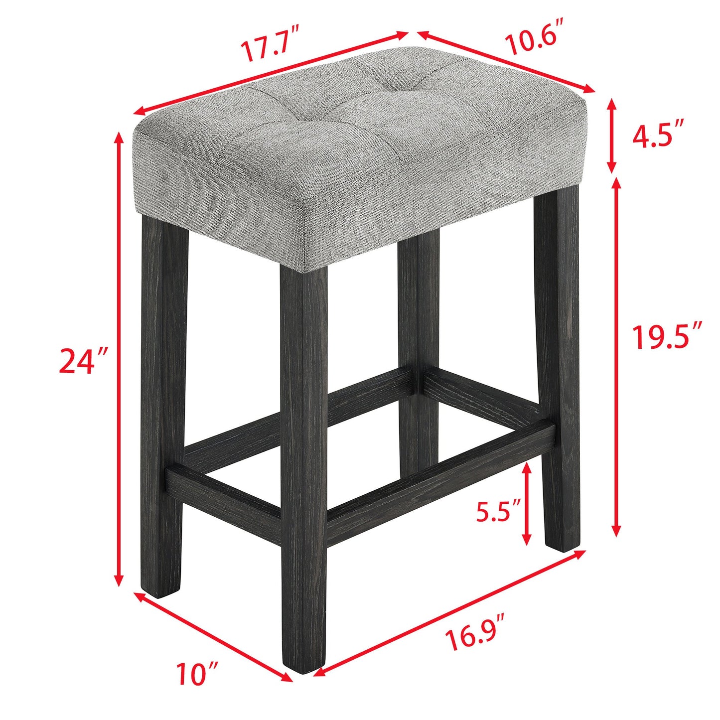 Bar Table Set with Power Outlet, Bar Table and Chairs Set, 4 Piece Dining Table Set, Industrial Breakfast Table Set, for Living Room, Dining Room, Game Room - 1st Choice Furniture Direct