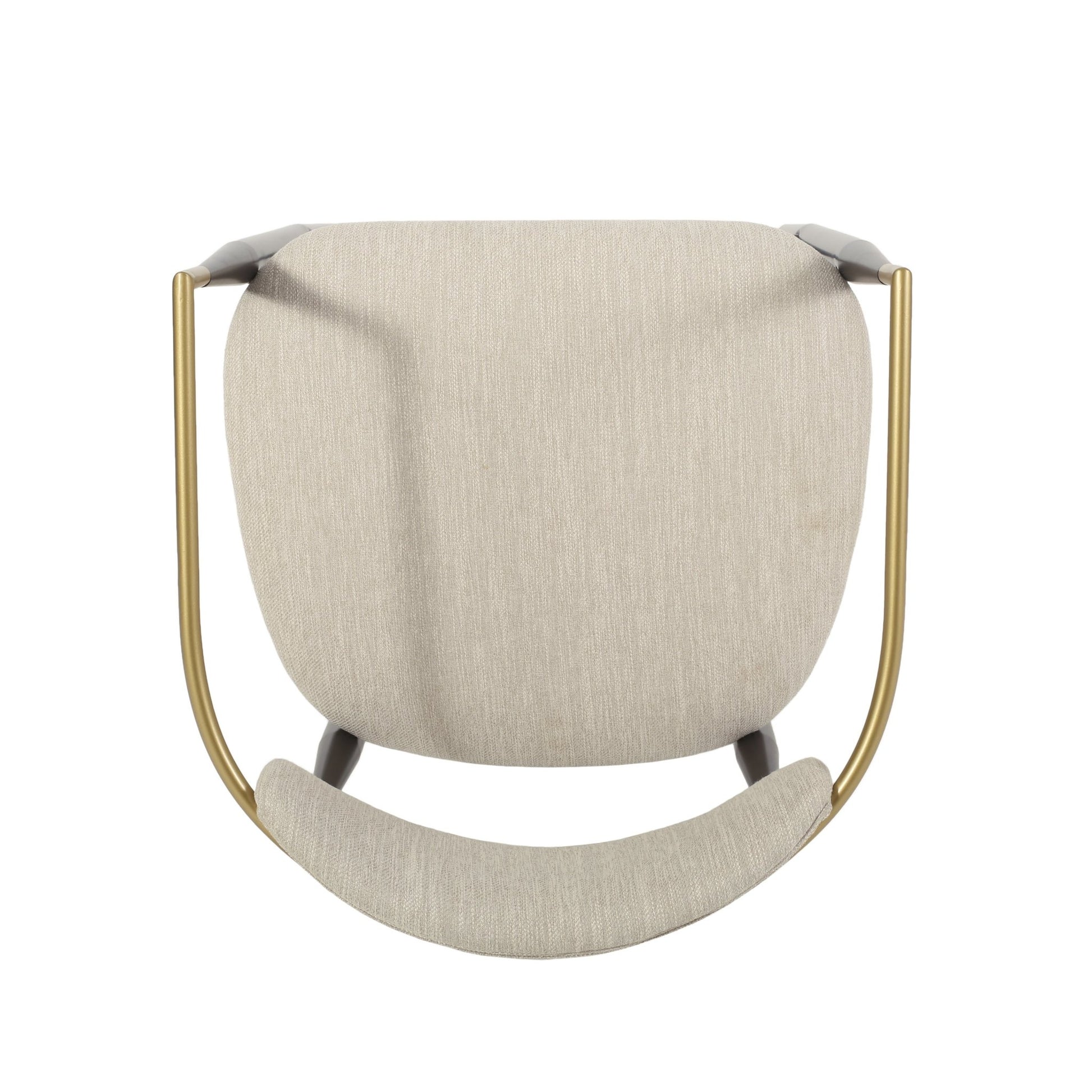 Barstools Set of 2, Upholstered Bar Stools with Backs and Iron Legs for Kitchen Island, Beige Fabric Seating 260LBS Weight Capacity - 1st Choice Furniture Direct
