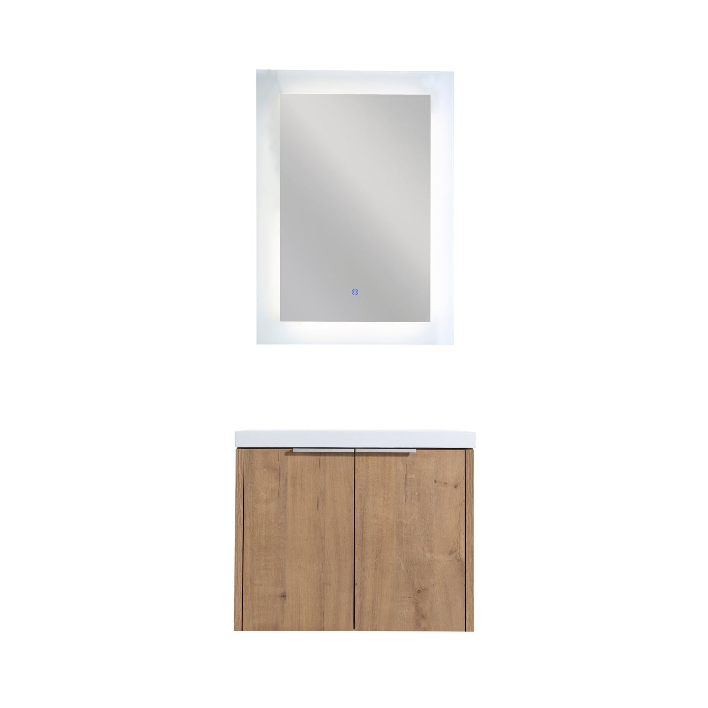 Bathroom Cabinet With Sink,Soft Close Doors,Float Mounting Design,24 Inch For Small Bathroom,24x18 - 00624 IMO(KD - Packing) - 1st Choice Furniture Direct