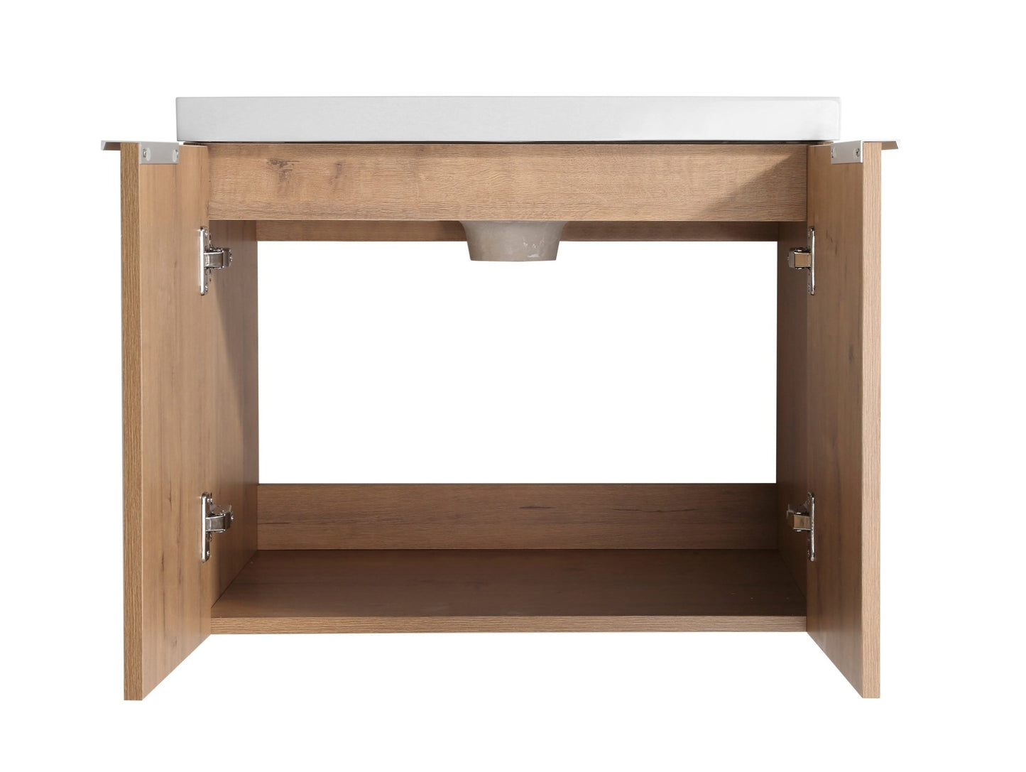 Bathroom Cabinet With Sink,Soft Close Doors,Float Mounting Design,24 Inch For Small Bathroom,24x18 - 00624 IMO(KD - Packing) - 1st Choice Furniture Direct