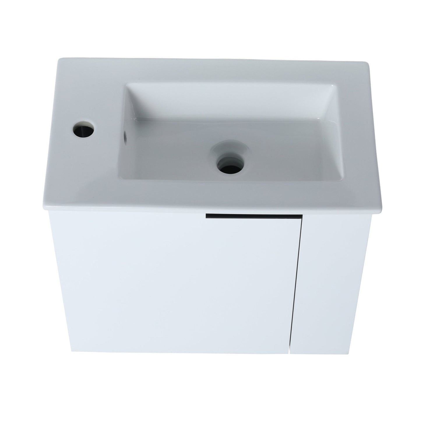 Bathroom Vanity with Sink 22 Inch for Small Bathroom,Floating Bathroom Vanity with Soft Close Door,Small Bathroom Vanity with Sink, 22x13 (KD - Packing) - 1st Choice Furniture Direct