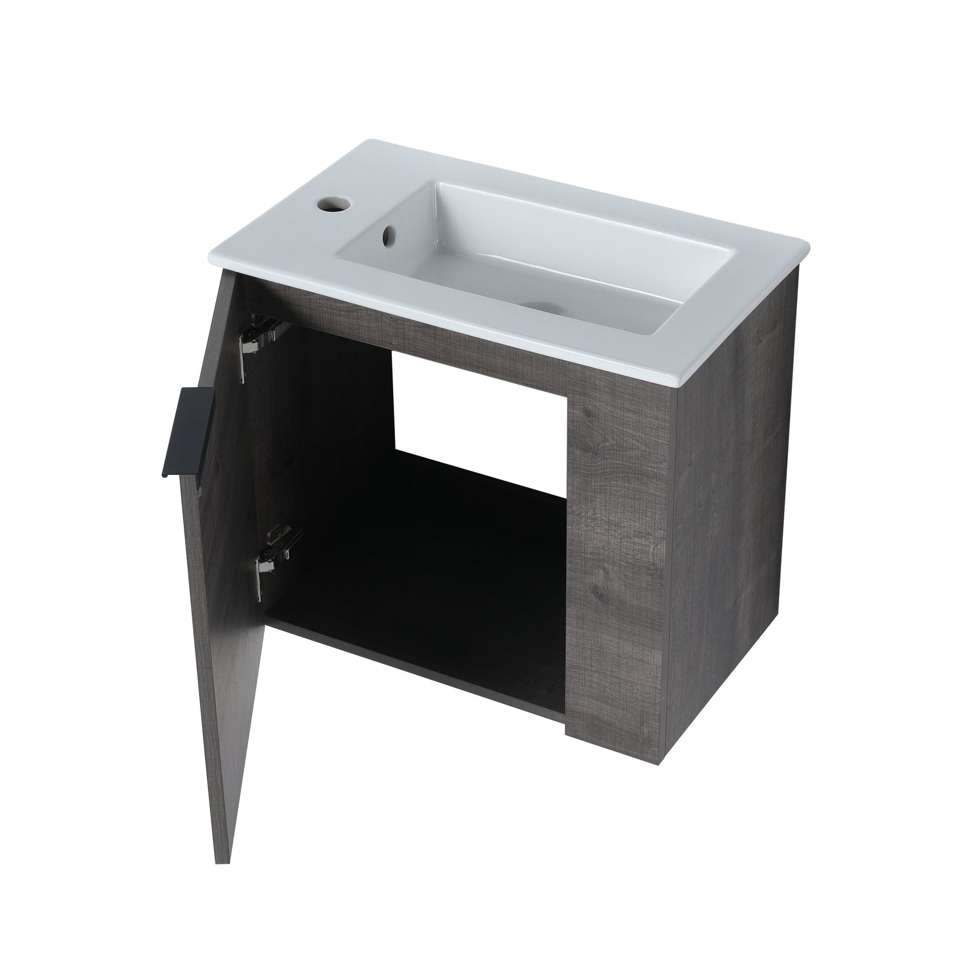 Bathroom Vanity with Sink 22 Inch for Small Bathroom,Floating Bathroom Vanity with Soft Close Door,Small Bathroom Vanity with Sink, 22x13 (KD - Packing) - 1st Choice Furniture Direct