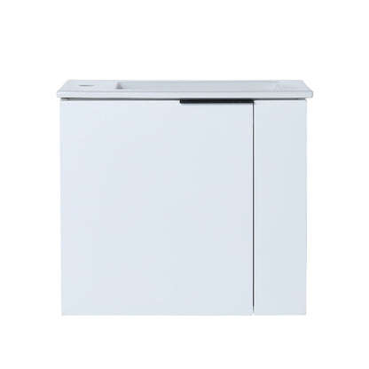 Bathroom Vanity with Sink 22 Inch for Small Bathroom,Floating Bathroom Vanity with Soft Close Door,Small Bathroom Vanity with Sink, 22x13 (KD - Packing) - 1st Choice Furniture Direct
