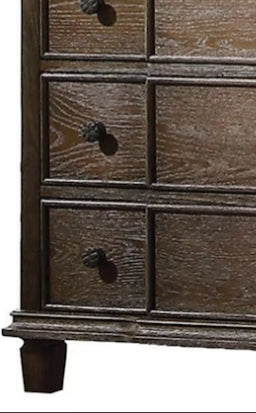 Baudouin Weathered Oak Finish Chest - 1st Choice Furniture Direct