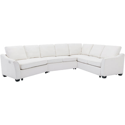 1st Choice Sectional Sleeper Sofa with Pull-Out Bed Modern L-Shape