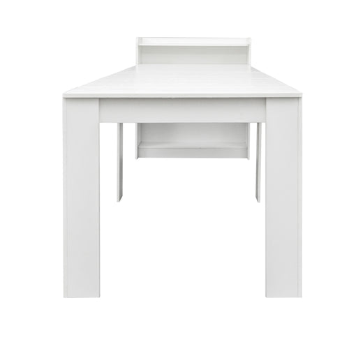1st Choice Modern Extendable Dining Table with Storage in White