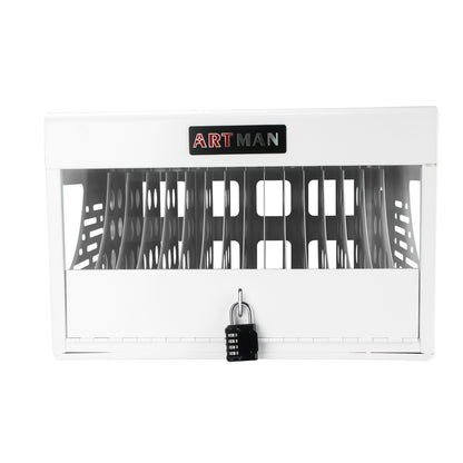 1st Choice 16-Bay Charging Laptop Locking Charging Station White Cabinet