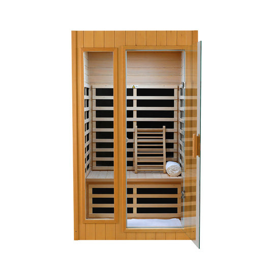 Hemlock Two-person far infrared roof embedded indoor sauna room