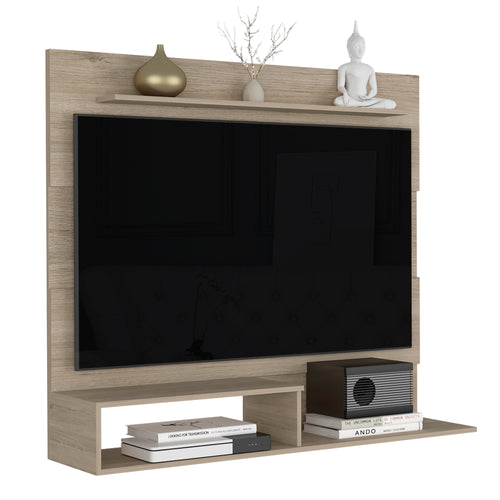 1st Choice Floating Entertainment Center For The TV´s up 55" in Light Pine Finish
