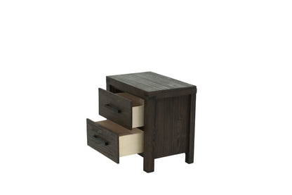 Bedroom Furniture Simple Nightstand Drawers Bed Side Table Solidwood - 1st Choice Furniture Direct