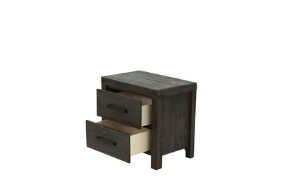 Bedroom Furniture Simple Nightstand Drawers Bed Side Table Solidwood - 1st Choice Furniture Direct