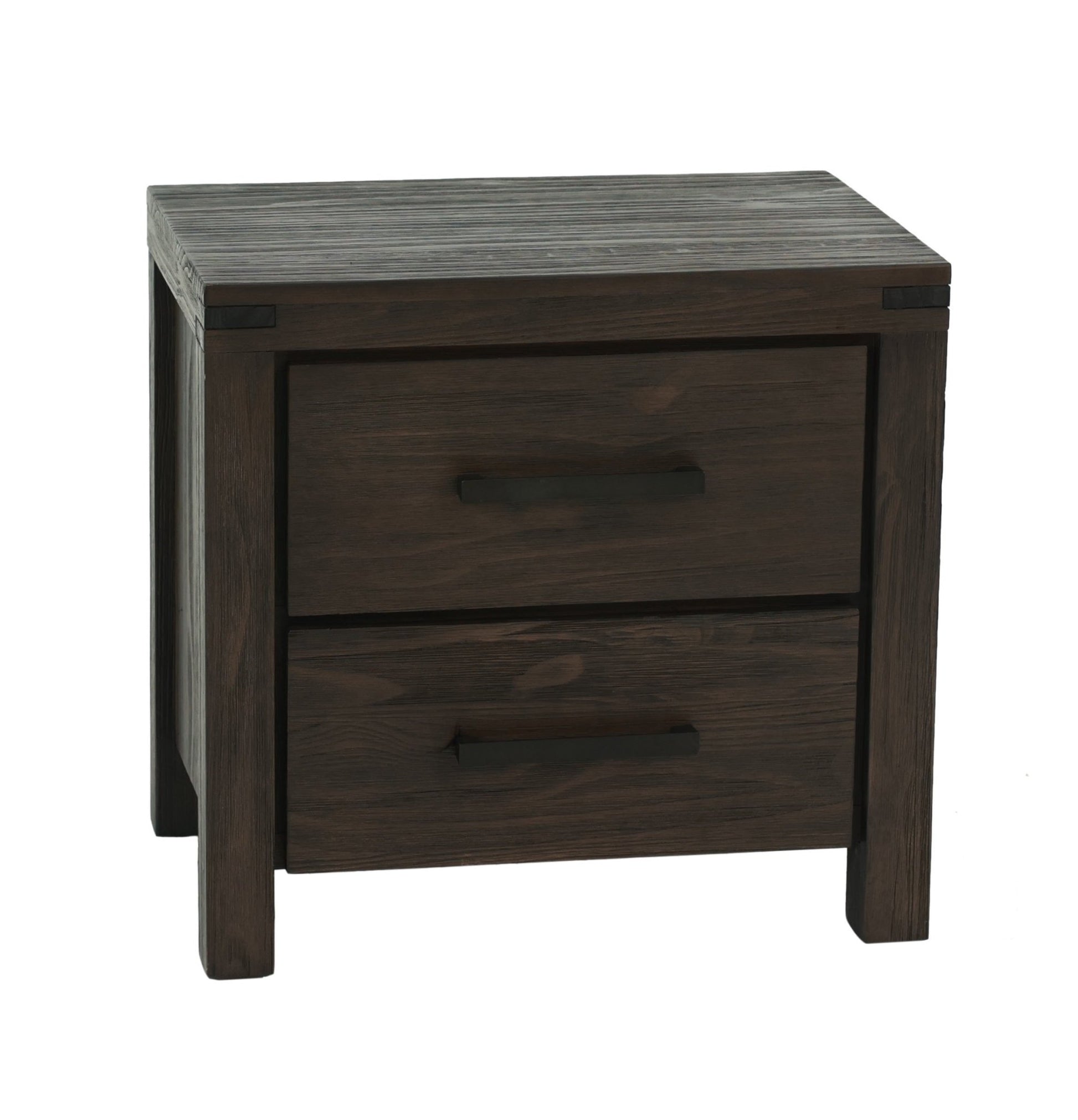 Bedroom Furniture Simple Nightstand Drawers Bed Side Table Solidwood - 1st Choice Furniture Direct