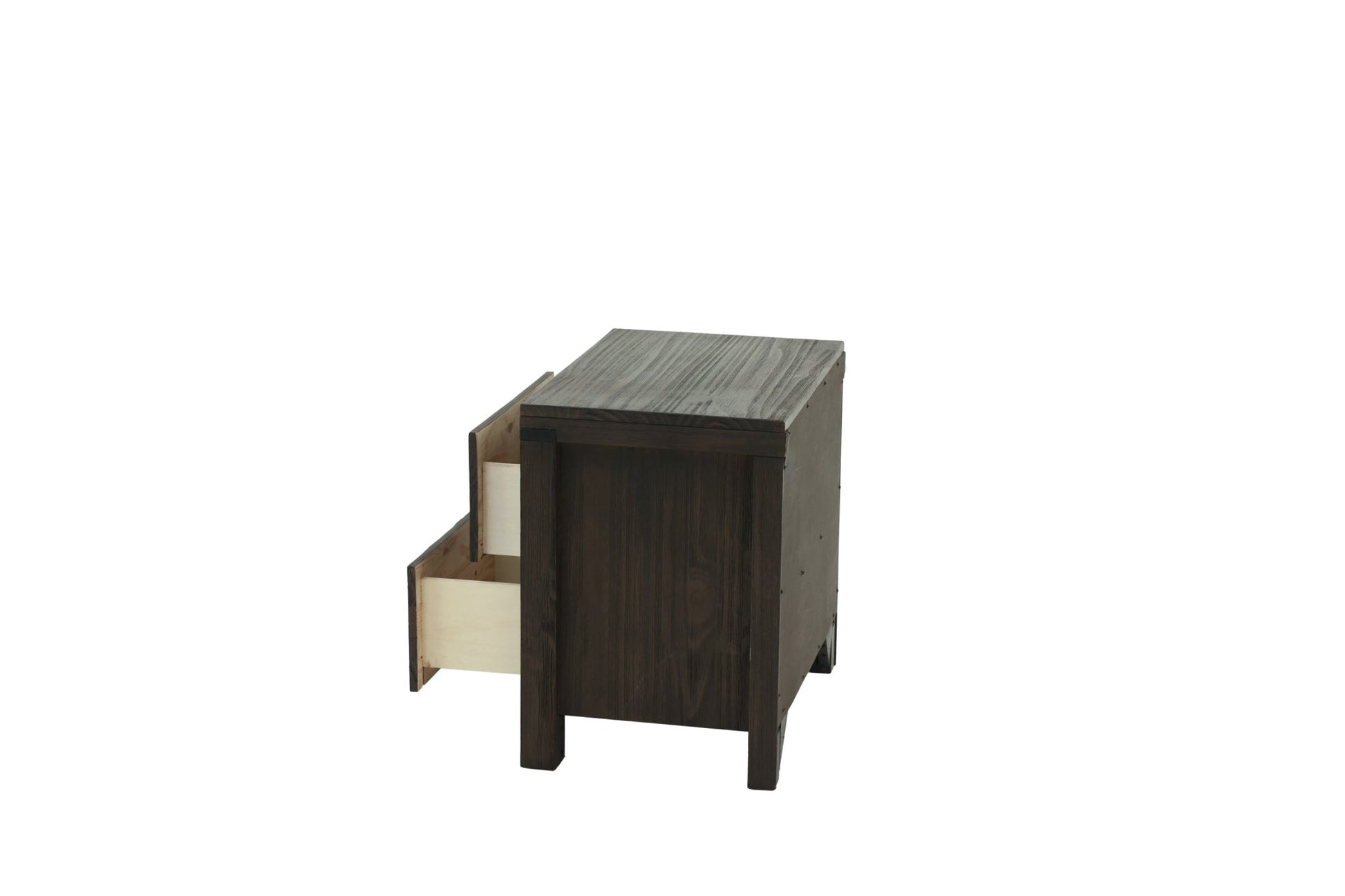 Bedroom Furniture Simple Nightstand Drawers Bed Side Table Solidwood - 1st Choice Furniture Direct