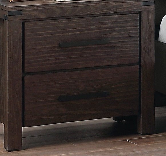 Bedroom Furniture Simple Nightstand Drawers Bed Side Table Solidwood - 1st Choice Furniture Direct