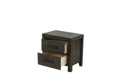 Bedroom Furniture Simple Nightstand Drawers Bed Side Table Solidwood - 1st Choice Furniture Direct