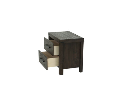 Bedroom Furniture Simple Nightstand Drawers Bed Side Table Solidwood - 1st Choice Furniture Direct