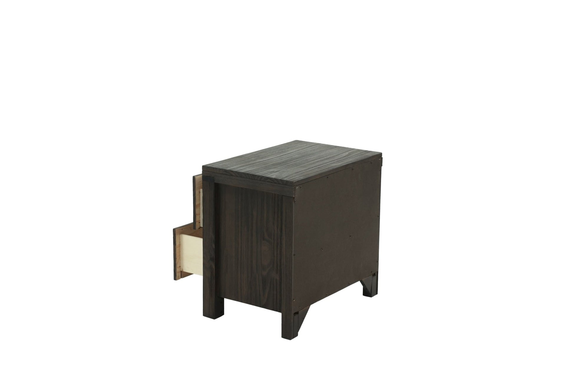 Bedroom Furniture Simple Nightstand Drawers Bed Side Table Solidwood - 1st Choice Furniture Direct