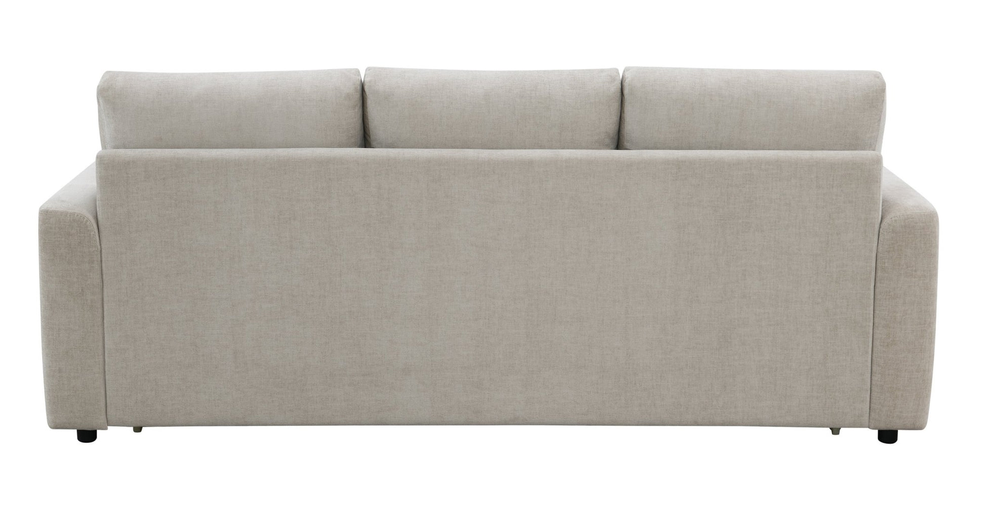 Beige Linen Pull-Out Sleeper Sofa - 1st Choice Furniture Direct