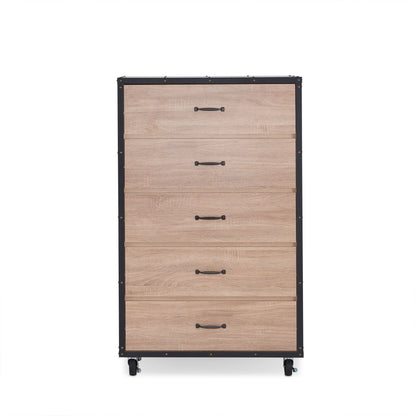 Bemis Weathered Light Oak Finish Chest - 1st Choice Furniture Direct