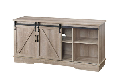 Bennet Oak Finish TV Stand - 1st Choice Furniture Direct