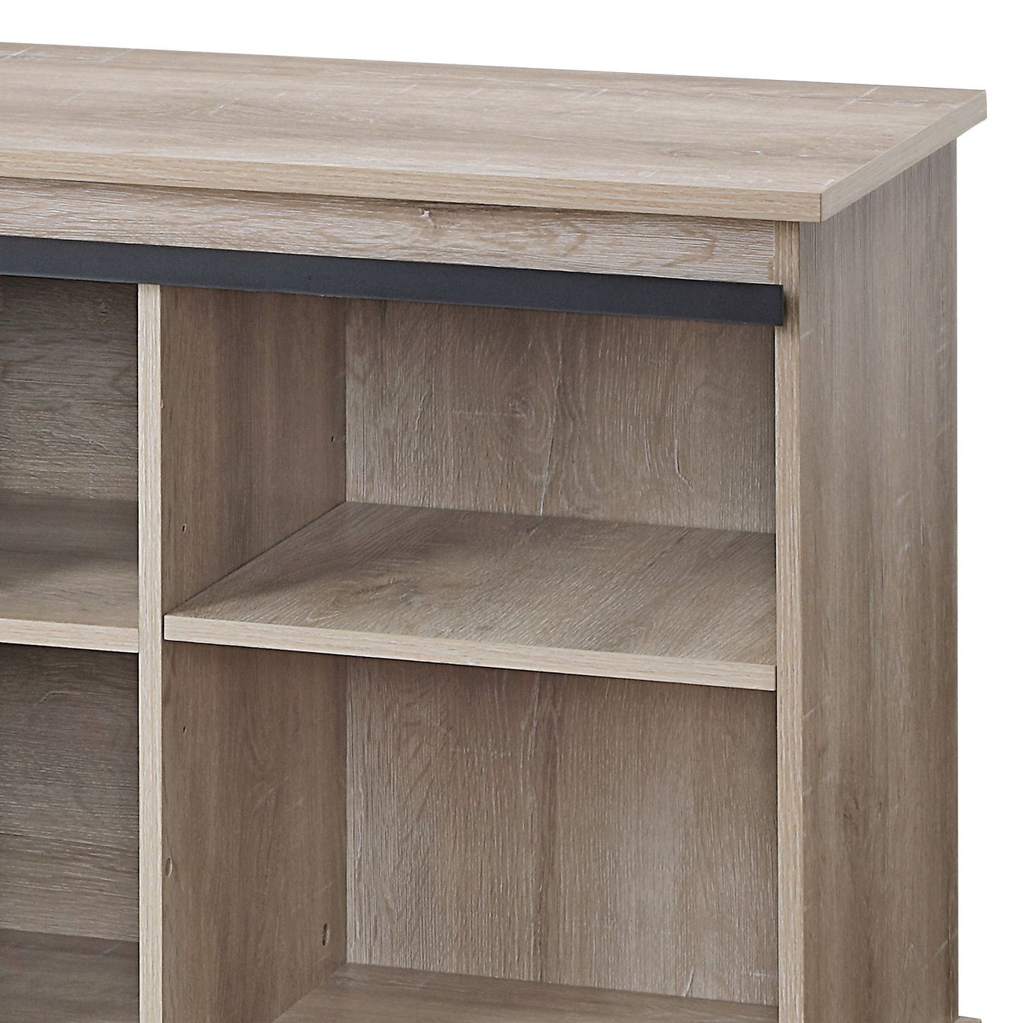 Bennet Oak Finish TV Stand - 1st Choice Furniture Direct