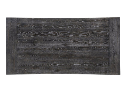 Bernard Weathered Gray Oak Finish Dining Table - 1st Choice Furniture Direct