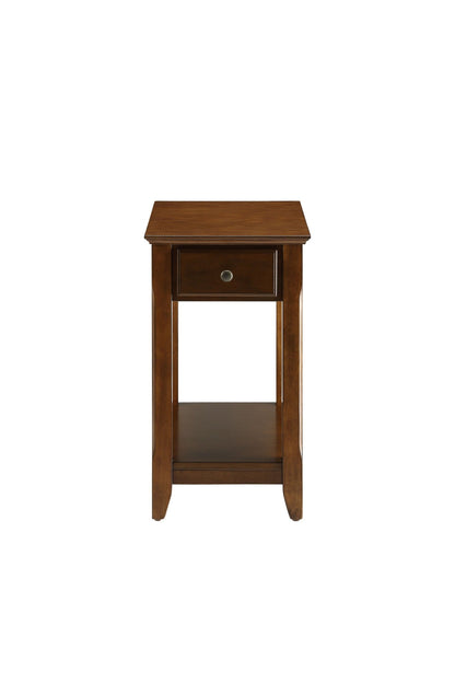 Bertie Walnut Finish Accent Table - 1st Choice Furniture Direct