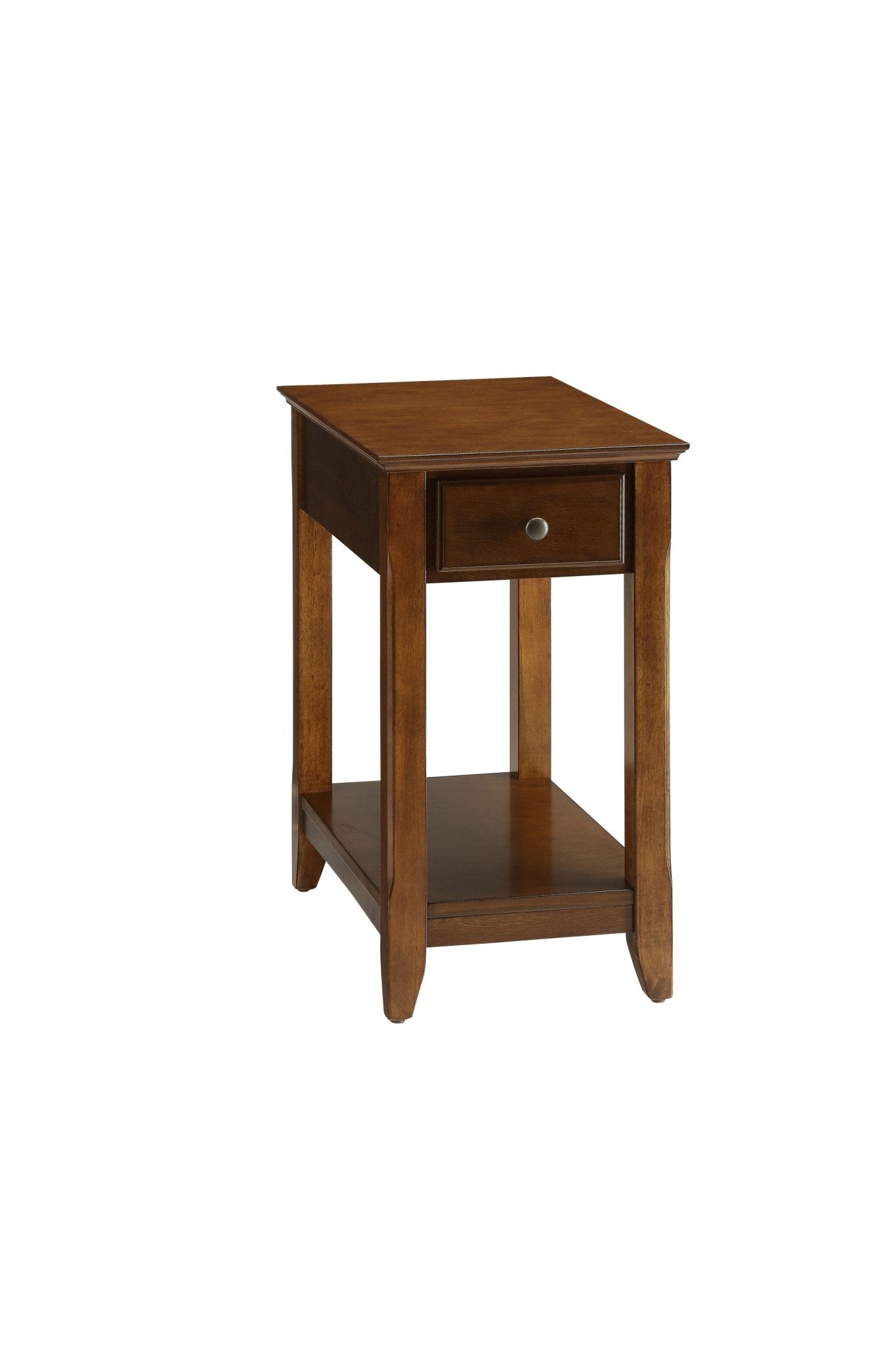 Bertie Walnut Finish Accent Table - 1st Choice Furniture Direct