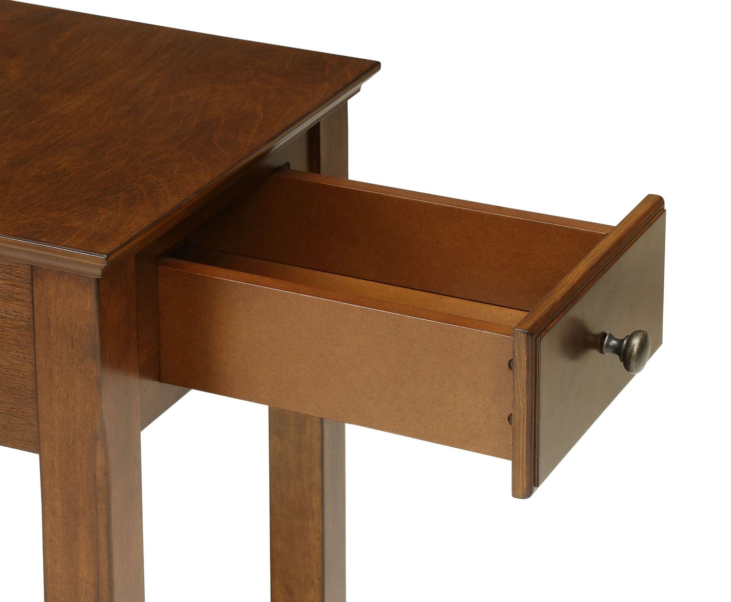 Bertie Walnut Finish Accent Table - 1st Choice Furniture Direct