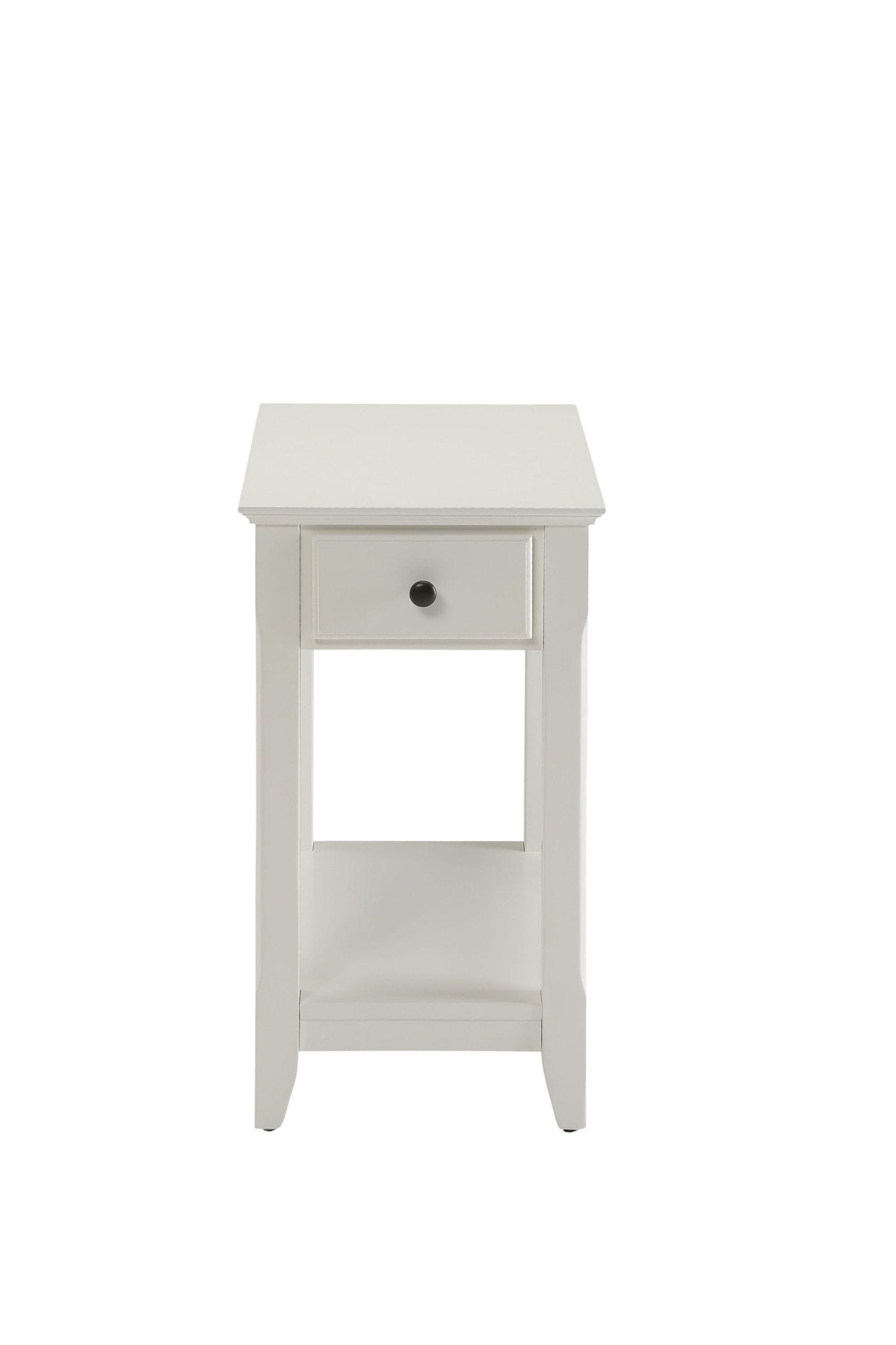 Bertie White Finish Accent Table - 1st Choice Furniture Direct