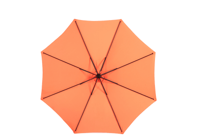 Best Choice Products 10ft Offset Hanging Market Patio Umbrella w/Easy Tilt Adjustment, Polyester Shade, 8 Ribs for Backyard, Poolside - (orange )(No Base) - 1st Choice Furniture Direct