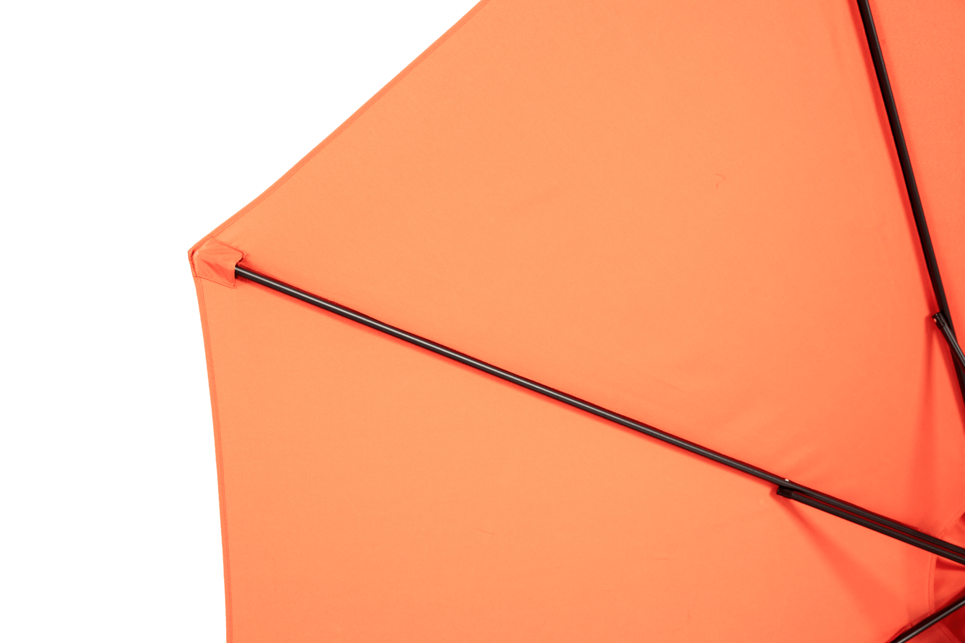 Best Choice Products 10ft Offset Hanging Market Patio Umbrella w/Easy Tilt Adjustment, Polyester Shade, 8 Ribs for Backyard, Poolside - (orange )(No Base) - 1st Choice Furniture Direct